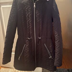 Karl Lagerfeld Quilted Hooded Jacket